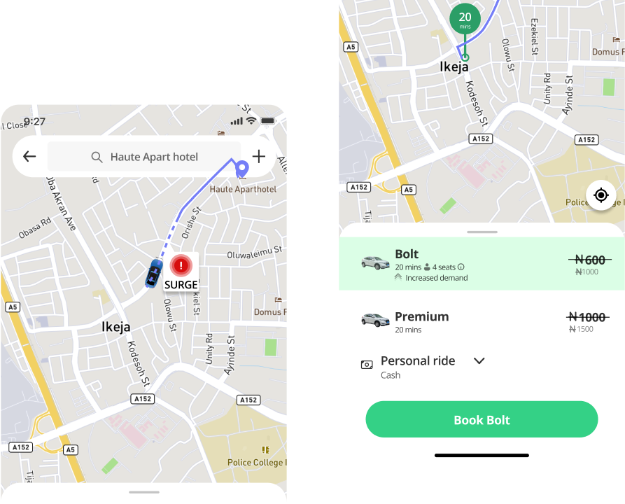 Bolt: Creating a Fair and Transparent Pricing Model.
